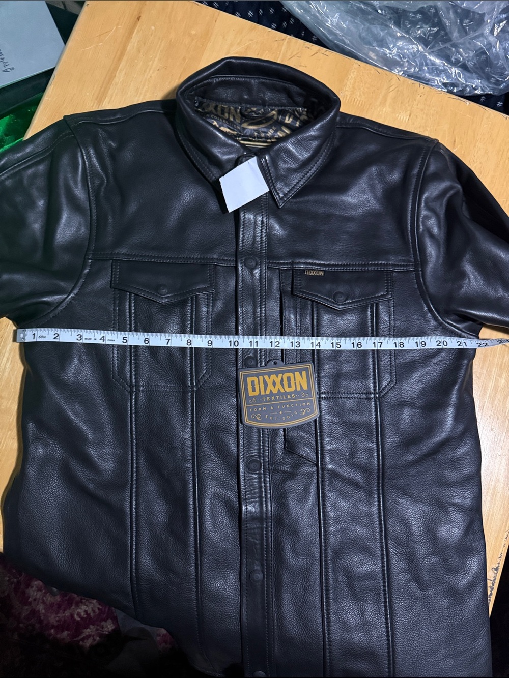 DIXXON Bishop Leather Shirt Jacket - Picture 6 of 10